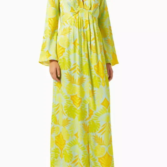 FAB NEVER FULLY DRESSED - ANGIE DRESS in BLUE PALM PRINT - US16 - NEW WITH TAGS! - Picture 5 of 13